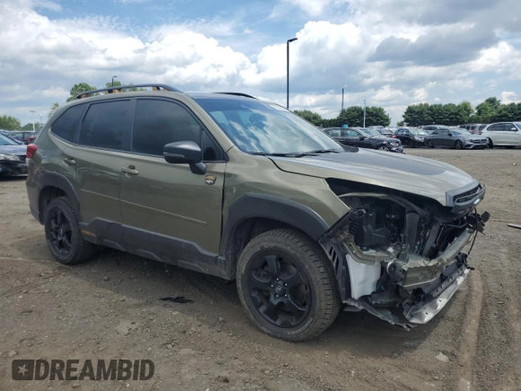 2023 Subaru Forester Wilderness with VIN JF2SKAMC3PH470954, listed as a Copart auction lot 62532295 with 22,703 mi miles and Salvage title. Bid and sale history available at DreamBid. Image 4.