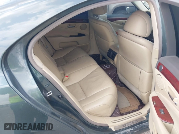 2007 Lexus LS 460 with VIN JTHBL46F275001956, listed as a IAAI auction lot 42298753 with Not provided miles and . Bid and sale history available at DreamBid. Image 8.