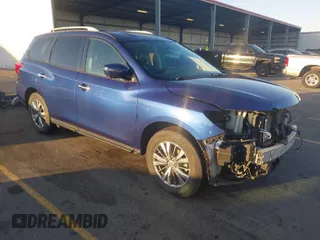 2020 Nissan Pathfinder SL with VIN 5N1DR2CN7LC594496, listed as a IAAI auction lot 41760341 with 108,006 mi miles. Bid and sale history available at carsss.com. Image 1.