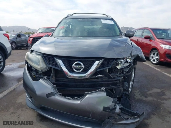 2015 Nissan Rogue SV with VIN KNMAT2MV9FP510988, listed as a IAAI auction lot 41895413 with 211,113 mi miles. Bid and sale history available at carsss.com. Image 12.