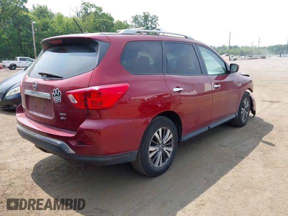2018 Nissan Pathfinder SV с VIN 5N1DR2MM5JC659087, выставлен на аукционе IAAI как лот 42491498 с пробегом 166 529 миль миль и . История ставок и продаж доступна на DreamBid. Изображение 4.
