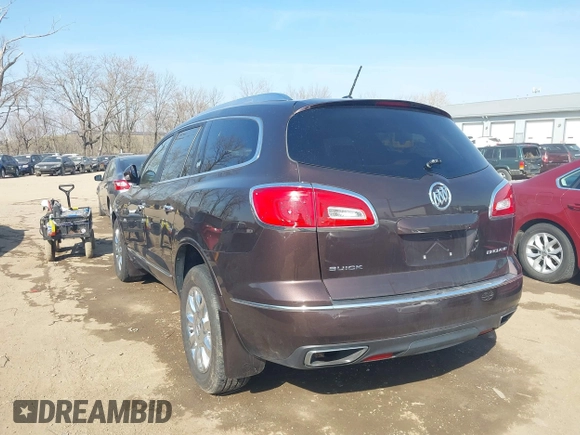 2015 Buick Enclave Leather with VIN 5GAKRBKD9FJ194039, listed as a IAAI auction lot 41750999 with 50,992 mi miles and . Bid and sale history available at DreamBid. Image 3.