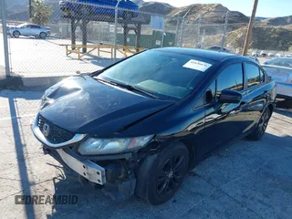 2014 Honda Civic Sedan LX with VIN 19XFB2F55EE251808, listed as a IAAI auction lot 41636636 with 134,544 mi miles. Bid and sale history available at carsss.com. Image 18.