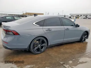 2023 Honda Accord Sport with VIN 1HGCY2F55PA017872, listed as a Copart auction lot 53795605 with 62,857 mi miles and Salvage title. Bid and sale history available at DreamBid. Image 3.