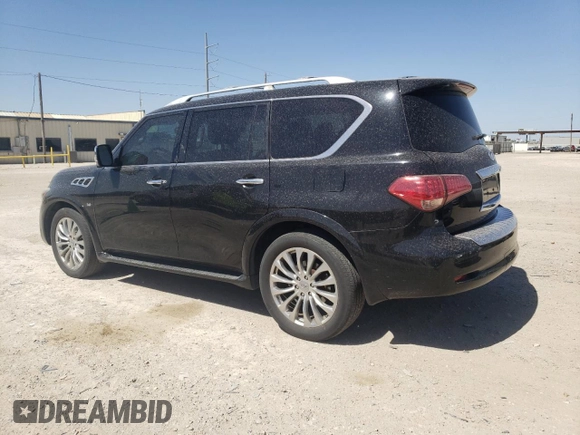 2015 Infiniti QX80 z VIN JN8AZ2NDXF9770443, wystawiony jako Copart lot #49982175 z przebiegiem 255 778 mil mil oraz Czysty tytuł • Clean title. Historia ofert i sprzedaży dostępna na DreamBid. Obrazek 2.