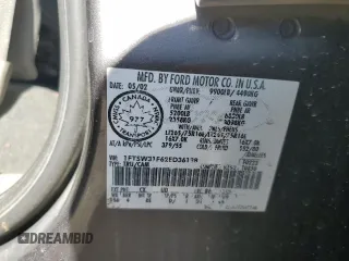 2002 Ford F-350 XL с VIN 1FTSW31F62ED36138, выставлен на аукционе Copart как лот 48914445 с пробегом 168 537 миль миль и Списание • Salvage title. История ставок и продаж доступна на DreamBid. Изображение 12.