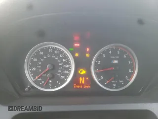 2007 BMW 6 Series M6 with VIN WBSEH93557B798366, listed as a Copart auction lot 63955514 with 74,843 mi miles and Salvage Title. Bid and sale history available at carsss.com. Image 9.