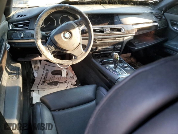 2012 BMW 7 Series 750Li with VIN WBAKB8C57CC964250, listed as a Copart auction lot 41450935 with 56,429 mi miles and Non repairable. Bid and sale history available at DreamBid. Image 8.
