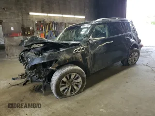 2017 Infiniti QX80 with VIN JN8AZ2NE2H9158166, listed as a Copart auction lot 60871295 with Not provided miles and Salvage title. Bid and sale history available at DreamBid. Image 1.