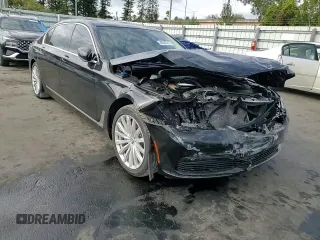 2018 BMW 7 Series 740i with VIN WBA7E2C59JB216290, listed as a Copart auction lot 89082215 with 56,020 mi miles and Salvage Title. Bid and sale history available at carsss.com. Image 11.