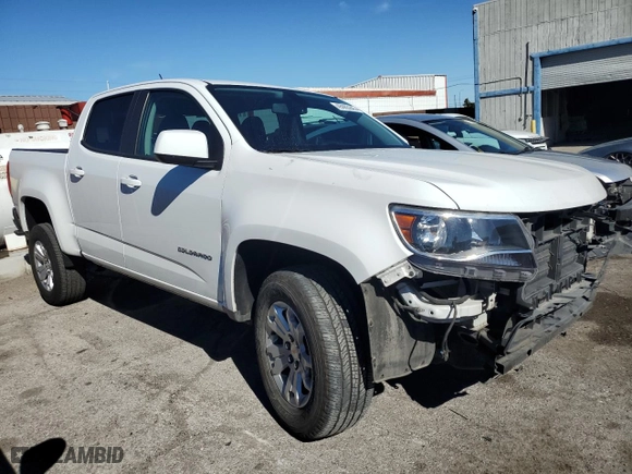 2022 Chevrolet Colorado 2WD LT with VIN 1GCGSCEN7N1247984, listed as a Copart auction lot 45985245 with 62,662 mi miles and Salvage Title. Bid and sale history available at carsss.com. Image 4.