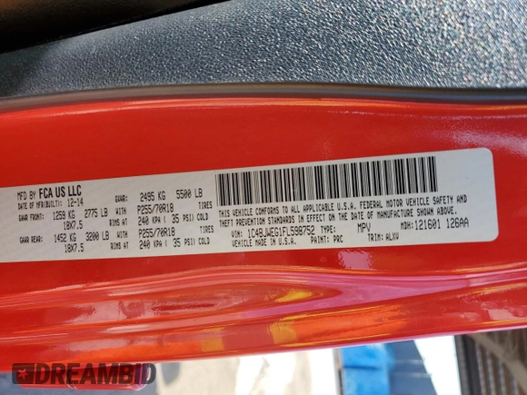 2015 Jeep Wrangler Unlimited Altitude z VIN 1C4BJWEG1FL598752, wystawiony jako Copart lot #79331494 z przebiegiem 160 237 mil mil oraz Szkoda całkowita • Salvage title. Historia ofert i sprzedaży dostępna na DreamBid. Obrazek 13.