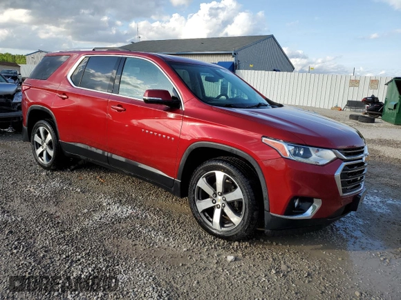 2018 Chevrolet Traverse LT z VIN 1GNEVHKW2JJ167728, wystawiony jako Copart lot #54617705 z przebiegiem 87 774 mil mil oraz Szkoda całkowita • Salvage title. Historia ofert i sprzedaży dostępna na DreamBid. Obrazek 4.