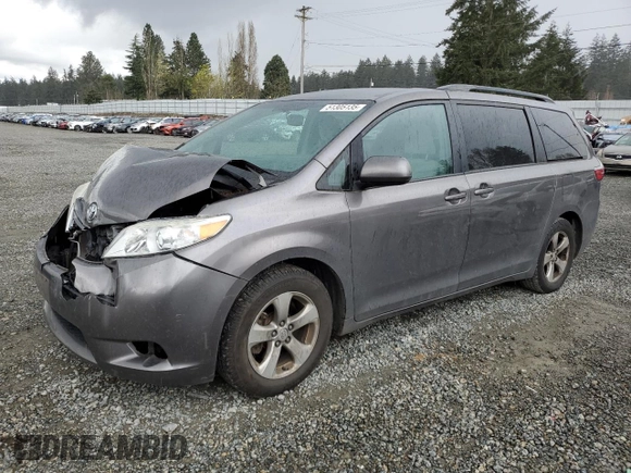 2016 Toyota Sienna LE AAS with VIN 5TDKK3DC4GS754745, listed as a Copart auction lot 51305135 with 104,782 mi miles and Salvage Title. Bid and sale history available at carsss.com. Image 1.