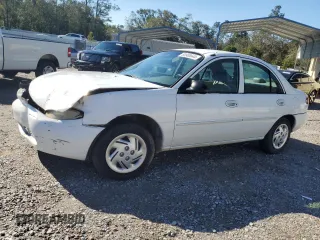 2001 Ford Escort Fleet with VIN 3FAFP13P91R193180, listed as a Copart auction lot 80908644 with 153,053 mi miles and Salvage Title. Bid and sale history available at carsss.com. Image 1.