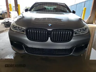 2017 BMW 7 Series 750i with VIN WBA7F0C37HGM22348, listed as a Copart auction lot 65400123 with 0 mi miles. Bid and sale history available at carsss.com. Image 5.