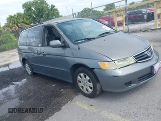 2002 Honda Odyssey EX with VIN 5FNRL186O2BO26714, listed as a IAAI auction lot 42649331 with Not provided miles and . Bid and sale history available at DreamBid. Image 1.