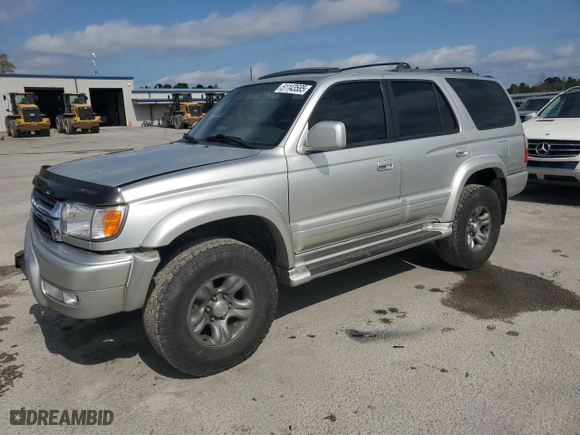 2001 Toyota 4Runner Limited with VIN JT3HN87R019059901, listed as a Copart auction lot 51143585 with 152,371 mi miles and Salvage Title. Bid and sale history available at carsss.com. Image 1.