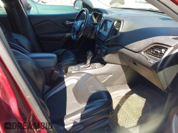2019 Jeep Cherokee Latitude Plus with VIN 1C4PJLLB9KD312906, listed as a IAAI auction lot 41839763 with 168,248 mi miles. Bid and sale history available at carsss.com. Image 5.
