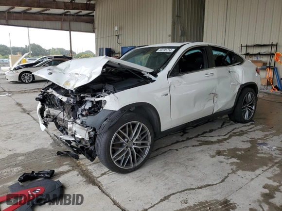 2021 Mercedes-Benz GLC with VIN W1N0J6EB9MF958835, listed as a Copart auction lot 80395753 with 52,250 mi miles and Non Repairable. Bid and sale history available at carsss.com. Image 1.