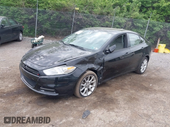 2013 Dodge Dart SXT with VIN 1C3CDFBA0DD195451, listed as a IAAI auction lot 42075857 with 57,462 mi miles and . Bid and sale history available at DreamBid. Image 2.