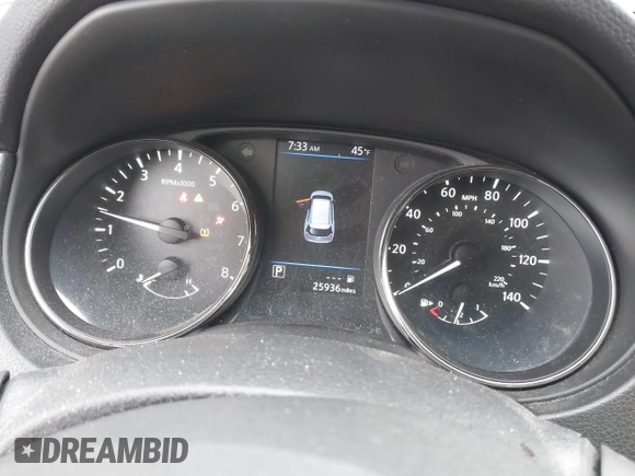 2019 Nissan Rogue SV with VIN JN8AT2MV8KW374714, listed as a IAAI auction lot 41912030 with 25,936 mi miles and . Bid and sale history available at DreamBid. Image 7.