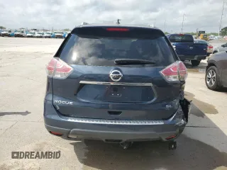 2016 Nissan Rogue SL with VIN 5N1AT2MT3GC828608, listed as a Copart auction lot 51308295 with 141,451 mi miles and Salvage Title. Bid and sale history available at DreamBid. Image 6.