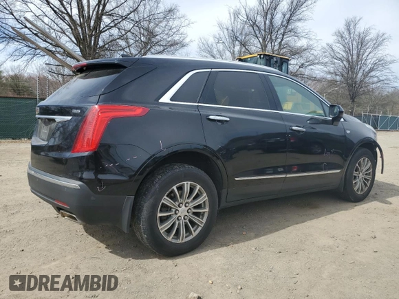 2017 Cadillac XT5 Luxury AWD with VIN 1GYKNDRS4HZ308182, listed as a Copart auction lot 49474225 with 107,388 mi miles and Salvage Title. Bid and sale history available at carsss.com. Image 3.