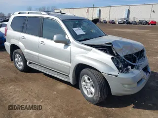 2005 Lexus GX 470 with VIN JTJBT20X250085307, listed as a IAAI auction lot 41783340 with 259,386 mi miles. Bid and sale history available at carsss.com. Image 1.