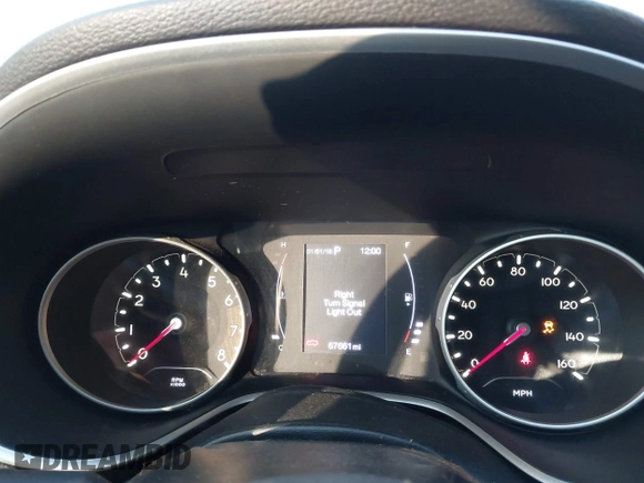 2021 Jeep Compass Sport with VIN 3C4NJDAB7MT509781, listed as a IAAI auction lot 40584066 with 67,661 mi miles and . Bid and sale history available at DreamBid. Image 7.