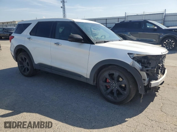 2022 Ford Explorer ST with VIN 1FM5K8GC0NGA08477, listed as a Copart auction lot 52961635 with 61,188 mi miles and Salvage Title. Bid and sale history available at carsss.com. Image 4.