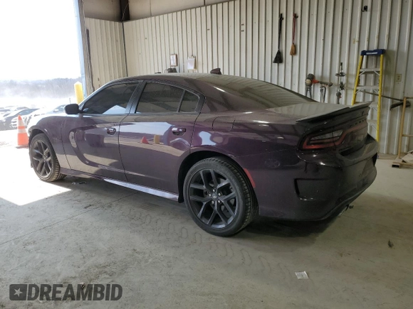2021 Dodge Charger R/T with VIN 2C3CDXCT0MH668760, listed as a Copart auction lot 47724885 with 39,619 mi miles and Salvage Title. Bid and sale history available at carsss.com. Image 2.