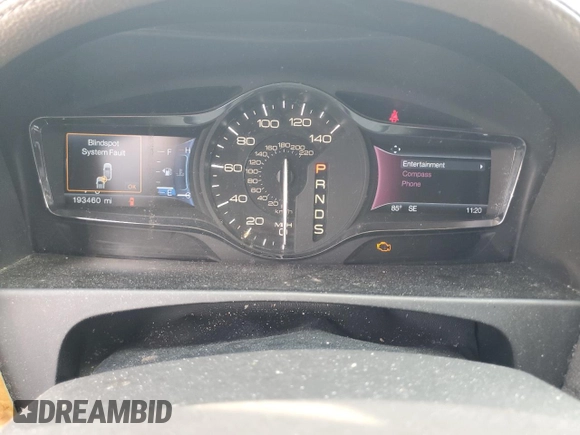 2014 Lincoln MKX with VIN 2LMDJ8JK1EBL15988, listed as a Copart auction lot 72380414 with 193,460 mi miles and Salvage Title. Bid and sale history available at DreamBid. Image 9.