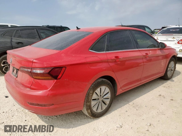 2019 Volkswagen Jetta S with VIN 3VWC57BU9KM055177, listed as a Copart auction lot 57870385 with 51,064 mi miles and Salvage title. Bid and sale history available at DreamBid. Image 3.