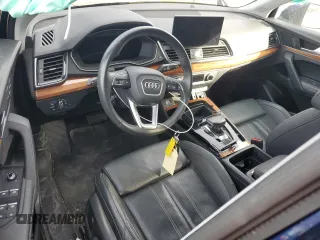 2022 Audi Q5 S line Premium Plus with VIN WA1EAAFY0N2029929, listed as a Copart auction lot 43619955 with 0 mi miles and Salvage Title. Bid and sale history available at carsss.com. Image 8.