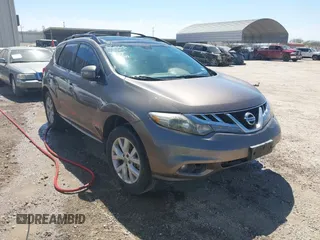2011 Nissan Murano SL with VIN JN8AZ1MU9BW064992, listed as a IAAI auction lot 41703691 with 161,722 mi miles and . Bid and sale history available at DreamBid. Image 1.