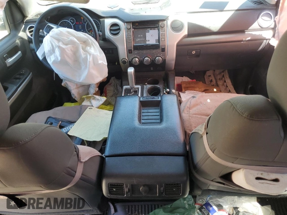 2015 Toyota Tundra 4WD Truck SR5 with VIN 5TFDY5F11FX460758, listed as a Copart auction lot 59448673 with 98,554 mi miles and Salvage Title. Bid and sale history available at carsss.com. Image 8.