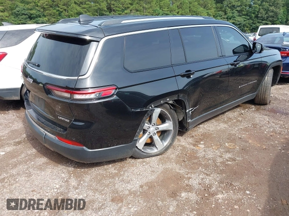 2021 Jeep Grand Cherokee Limited with VIN 1C4RJKBG5M8108194, listed as a IAAI auction lot 42527480 with 88,704 mi miles and . Bid and sale history available at DreamBid. Image 4.