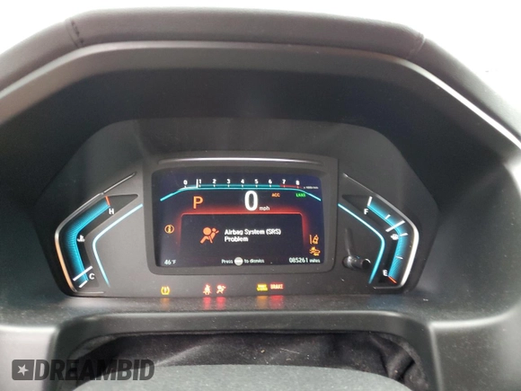 2018 Honda Odyssey Elite with VIN 5FNRL6H9XJB098123, listed as a Copart auction lot 48237955 with 85,261 mi miles and Salvage Title. Bid and sale history available at carsss.com. Image 9.