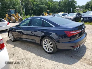 2020 Audi A6 Premium Plus with VIN WAUE8AF22LN066258, listed as a Copart auction lot 58613024 with 62,422 mi miles and Salvage Title. Bid and sale history available at carsss.com. Image 2.
