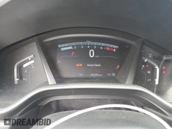 2022 Honda CR-V EX with VIN 7FARW2H52NE032060, listed as a Copart auction lot 53741865 with 42,488 mi miles and Salvage Title. Bid and sale history available at carsss.com. Image 9.