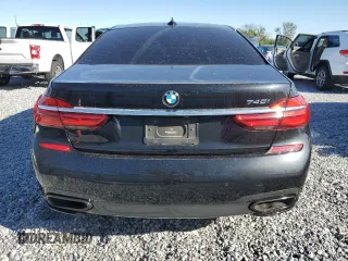 2016 BMW 7 Series 740i with VIN WBA7E2C52GG504096, listed as a Copart auction lot 49258935 with 111,267 mi miles and Salvage Title. Bid and sale history available at carsss.com. Image 6.
