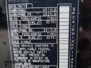 2019 Infiniti QX50 LUXE with VIN 3PCAJ5M1XKF114903, listed as a Copart auction lot 39290143 with 48,778 mi miles. Bid and sale history available at carsss.com. Image 12.