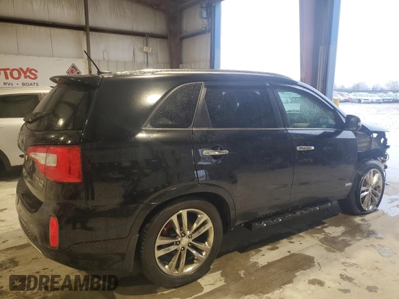2014 Kia Sorento SX with VIN 5XYKWDA73EG501041, listed as a Copart auction lot 80452894 with 147,091 mi miles and Salvage Title. Bid and sale history available at carsss.com. Image 3.
