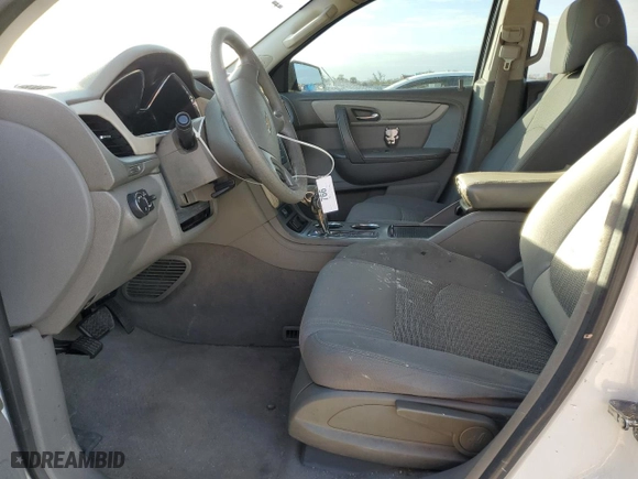 2015 Chevrolet Traverse LS with VIN 1GNKRFED4FJ201858, listed as a Copart auction lot 80789904 with 0 mi miles and Salvage Title. Bid and sale history available at carsss.com. Image 7.