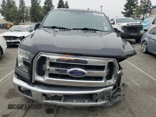 2015 Ford F-150 XL with VIN 1FTEW1CG0FKD03070, listed as a Copart auction lot 52990475 with 102,844 mi miles and Salvage title. Bid and sale history available at DreamBid. Image 5.