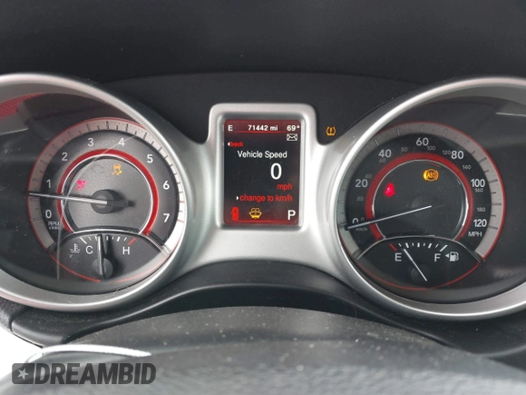 2017 Dodge Journey SE with VIN 3C4PDCAB9HT590394, listed as a IAAI auction lot 41838214 with 71,442 mi miles and . Bid and sale history available at DreamBid. Image 7.