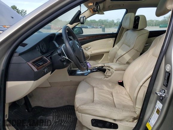 2008 BMW 5 Series 535xi with VIN WBANV93518CZ65377, listed as a Copart auction lot 54707605 with 197,653 mi miles and Clean Title. Bid and sale history available at carsss.com. Image 7.