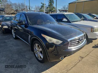 2012 Infiniti FX35 with VIN JN8AS1MU1CM121512, listed as a Copart auction lot 43216225 with 285,357 mi miles and Clean Title. Bid and sale history available at carsss.com. Image 1.