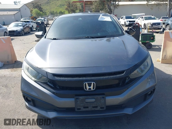 2019 Honda Civic Sedan Sport with VIN 2HGFC2F8XKH557203, listed as a IAAI auction lot 41846429 with 105,598 mi miles. Bid and sale history available at carsss.com. Image 12.